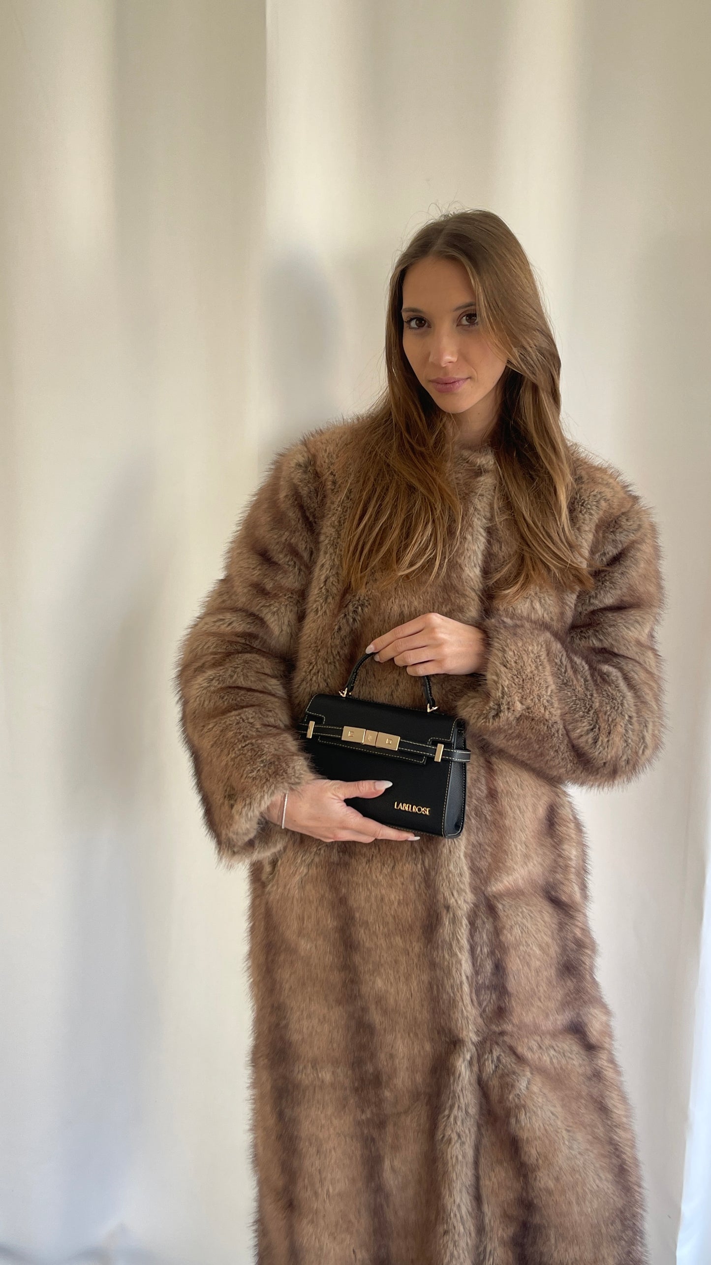 Borsa a mano GRACE 20X14 - BLACK GOLD