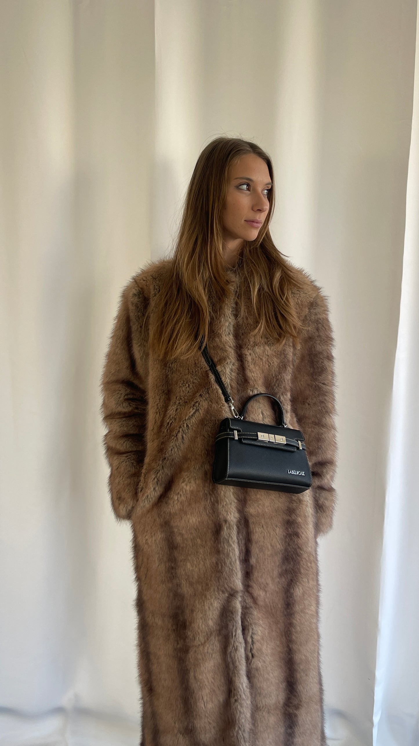 Borsa a mano GRACE 20X14 - BLACK SILVER