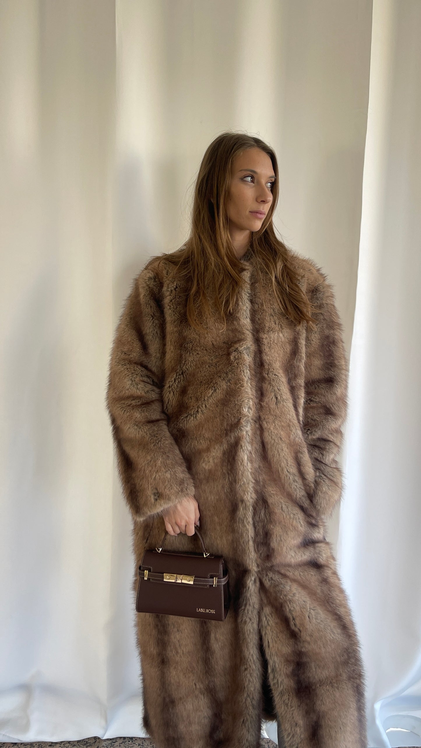 Borsa a mano GRACE 20X14 - CHOCOLATE