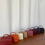 Borsa a mano PAIGE SAFFIANO - PUMPINK SPICE