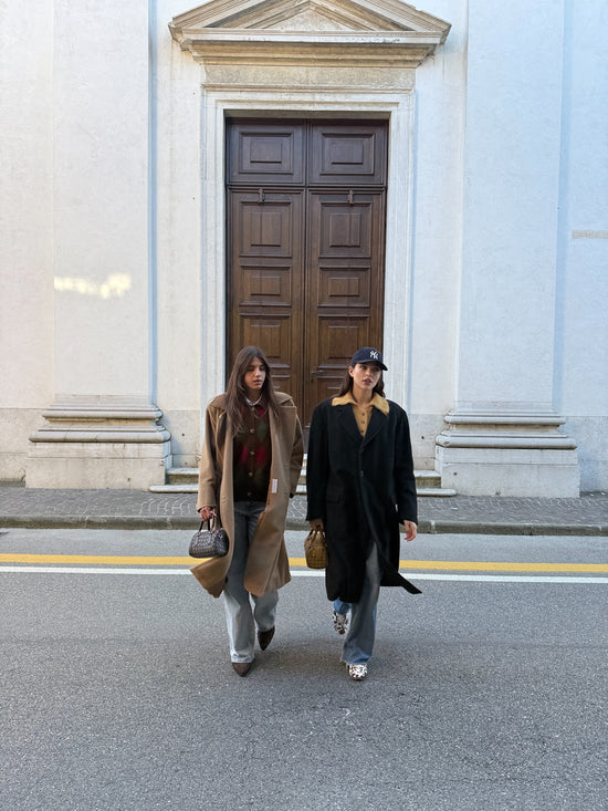 Borsa a mano TWIST- BROWN