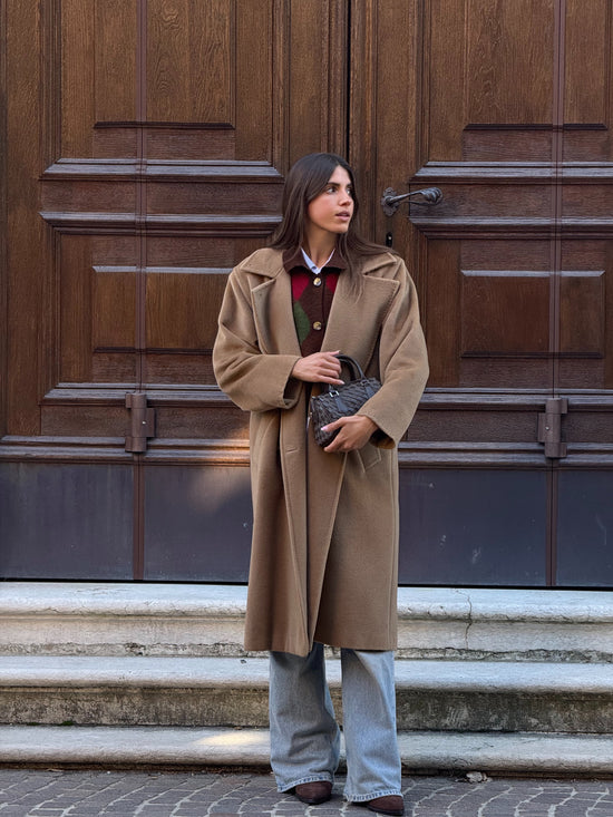 Borsa a mano TWIST- BROWN