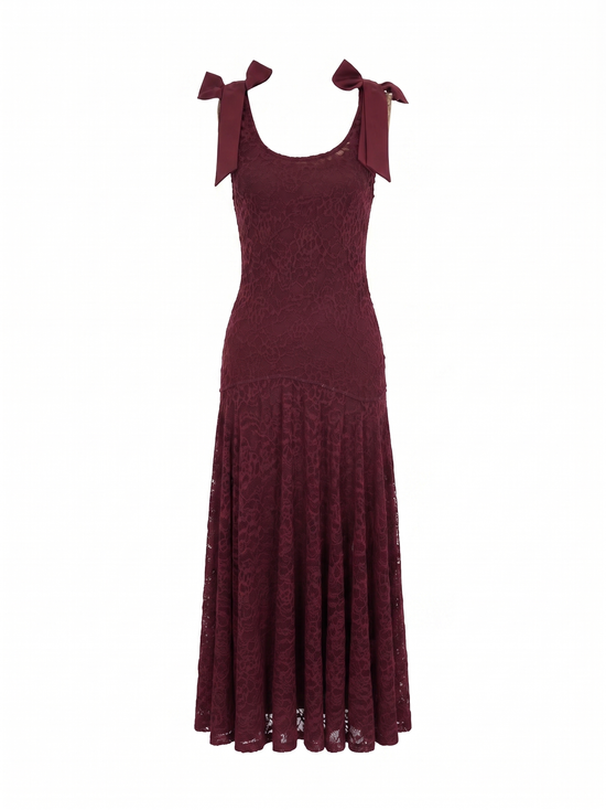 Vestito NIKI - BURGUNDY