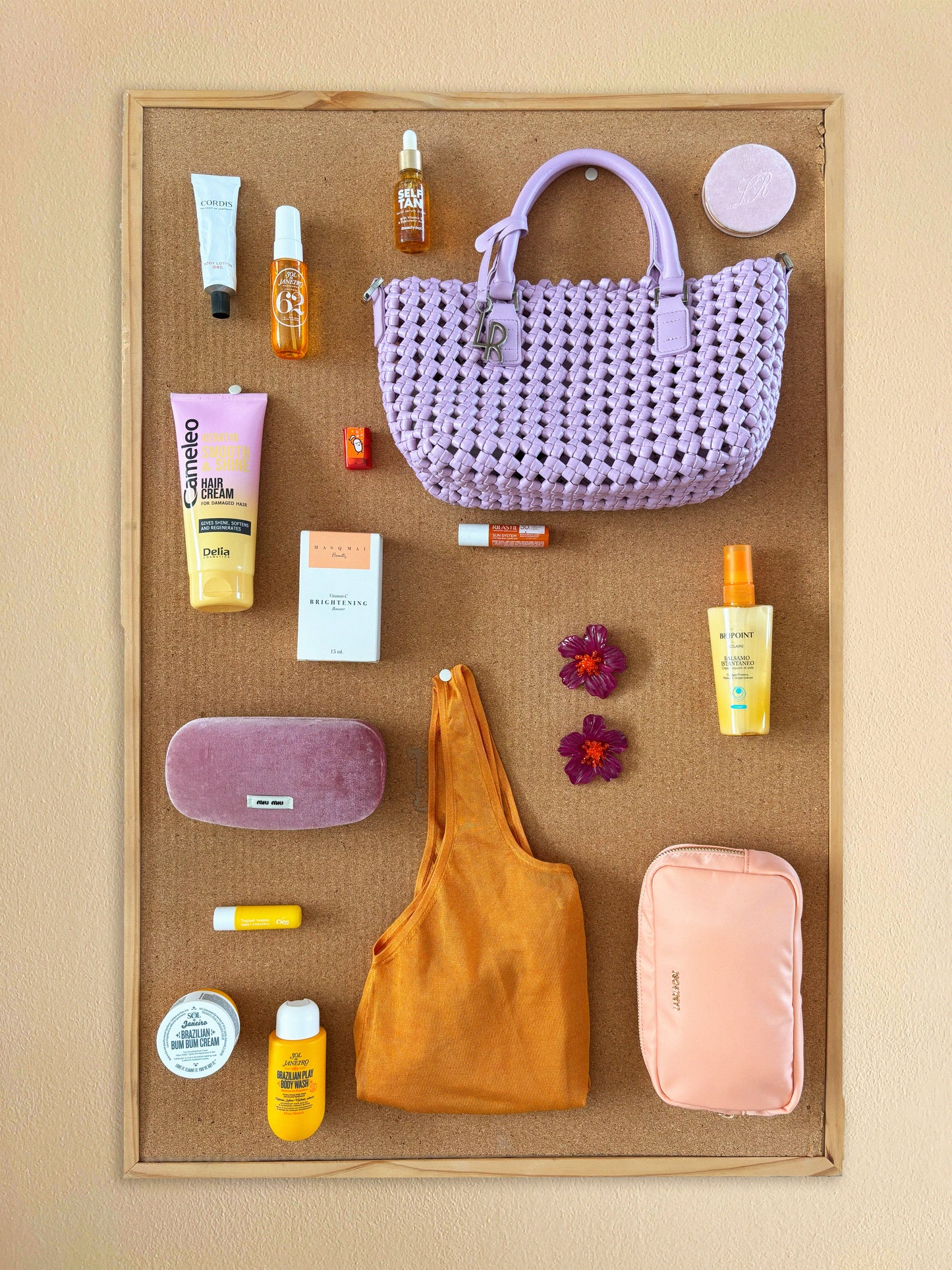 Borsa a tracolla YVETTE - BABY PINK