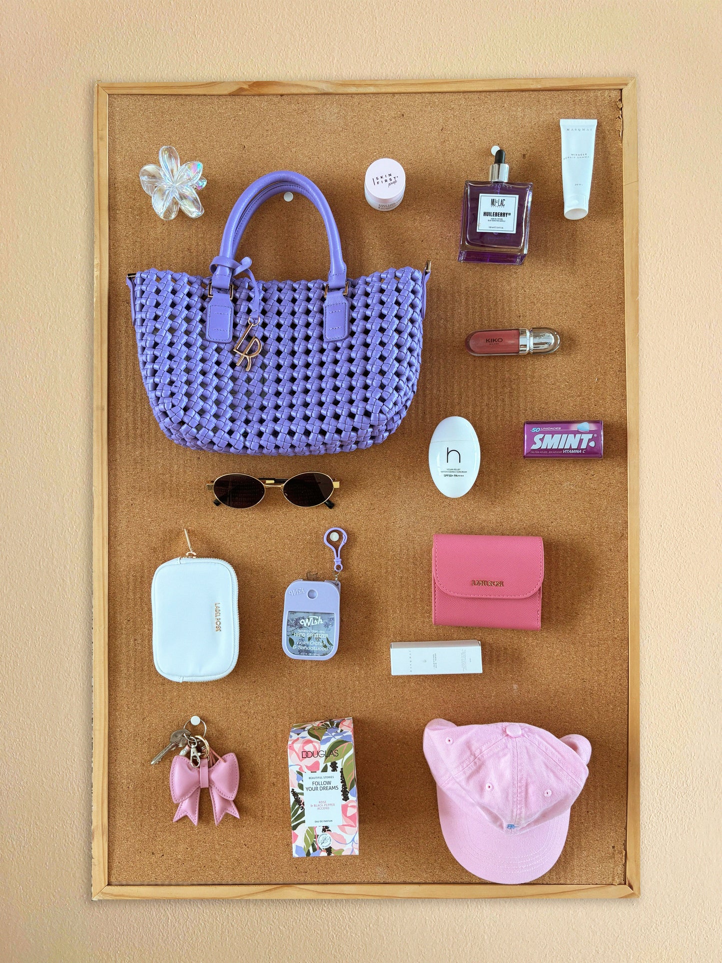 Borsa a tracolla YVETTE - LILAC