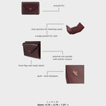 Portafoglio MELROSE  WALLET - IMPERIAL BURGUNDY