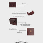 Portafoglio MELROSE  WALLET - IMPERIAL BURGUNDY