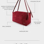 Shopping bag a spalla SIDNEY - BORDEAUX