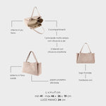 Borsa a spalla IVORY SUEDE - CAMEL
