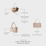 Borsa a spalla IVORY SUEDE - CAMEL