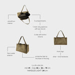 IVORY SUEDE Shoulder Bag - SAGE GREEN