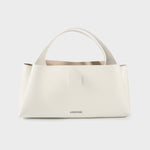 Borsa a mano IVORY SMALL - GLOSSY WHITE