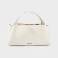 Borsa a mano IVORY SMALL - GLOSSY WHITE