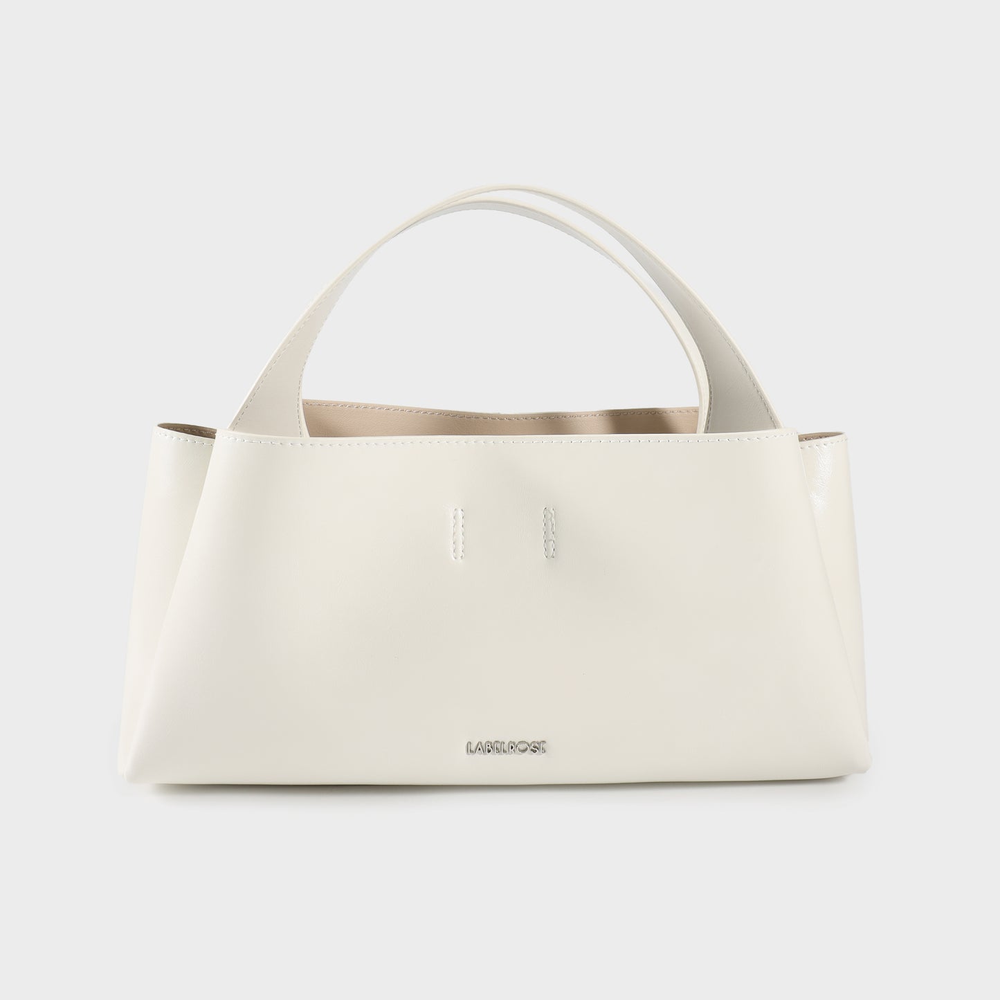 Borsa a mano IVORY SMALL - GLOSSY WHITE