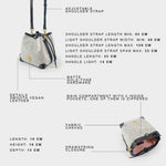 JANE bucket bag - BLUE