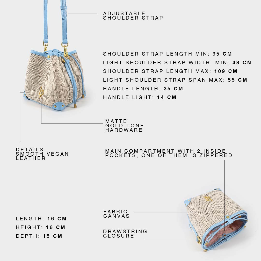 MISSY BUCKET DENIM-AZUL