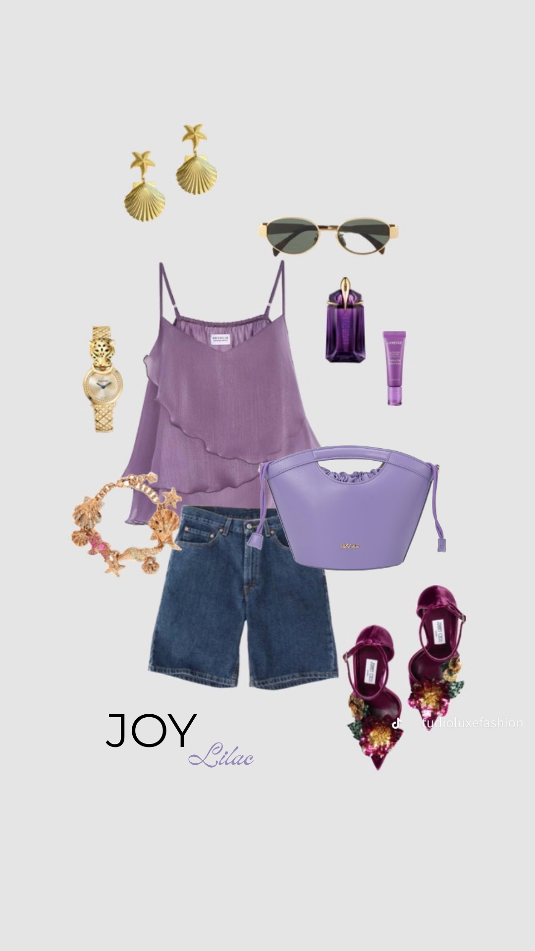 Handbag JOY - LILAC