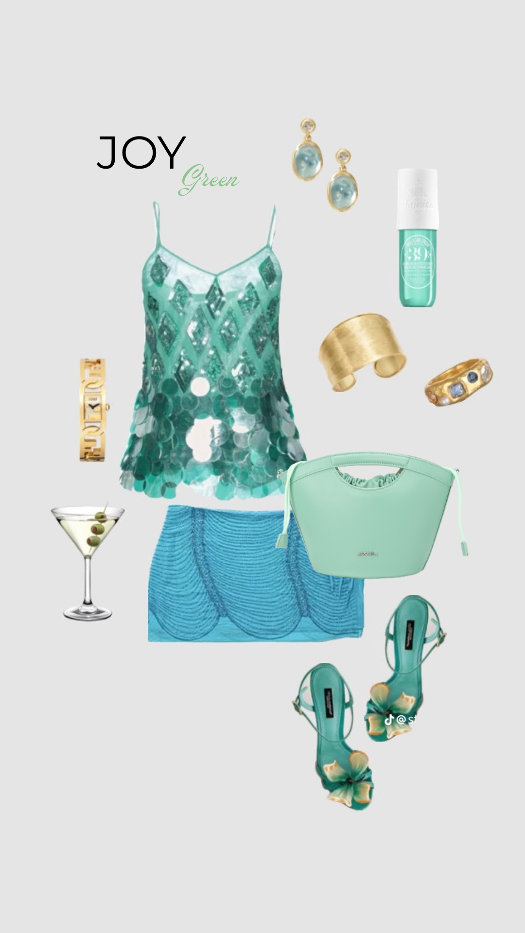 Handbag JOY - GREEN
