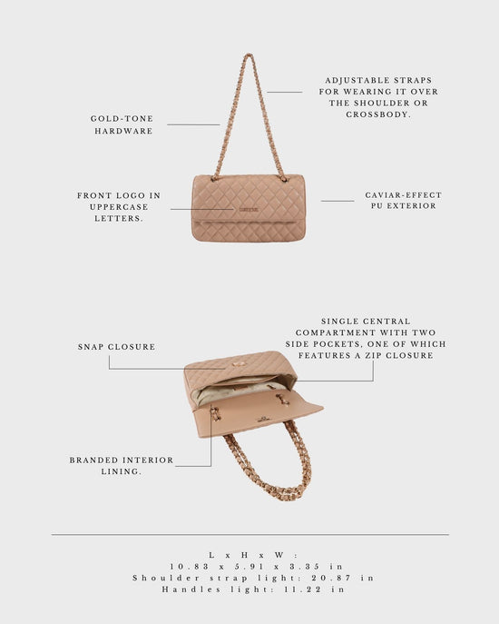 Borsa a spalla KATE BIG - SANDY BEIGE
