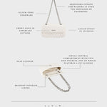 Borsa a spalla KATE BIG - CLOUD WHITE