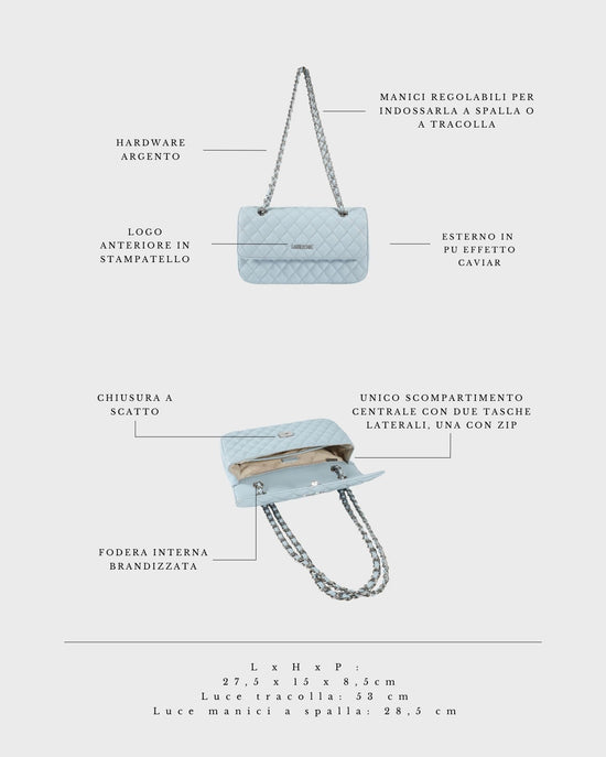 Borsa a spalla KATE BIG - SEA WAVE