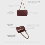 Borsa a spalla KATE BIG - SANGRIA