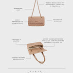 Borsa a spalla KATE BIG - SANDY BEIGE