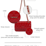 KATE SMALL VELVET shoulder bag