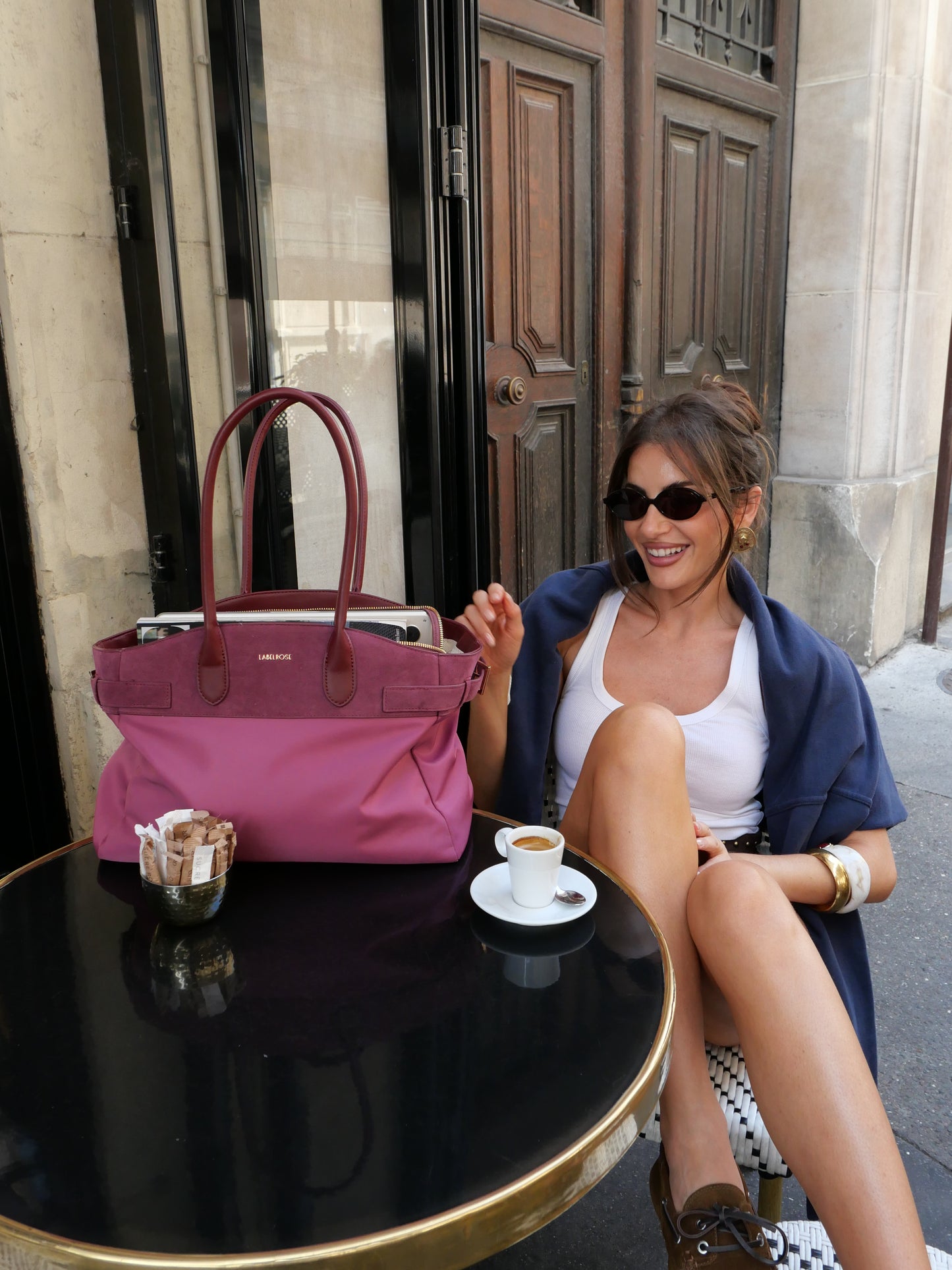 Borsa a spalla MAEVE - MAUVE