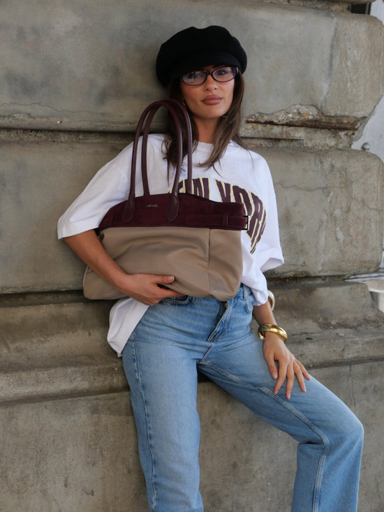 Borsa a spalla MAEVE - BORDEAUX