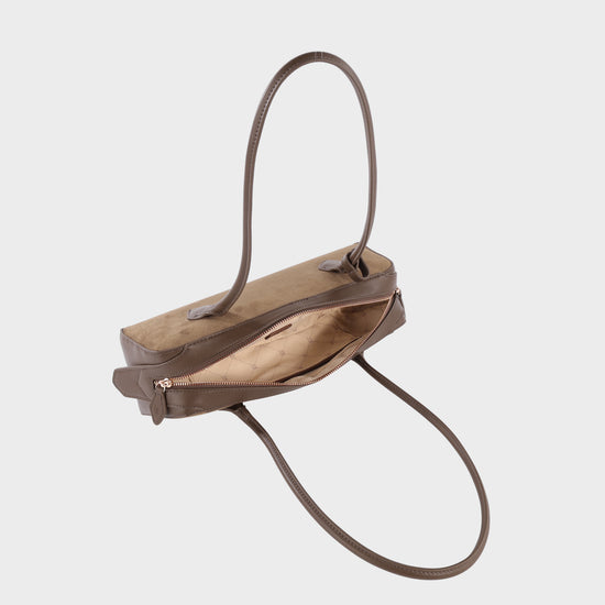 Borsa a spalla LE NUITE - ALMOND TAUPE
