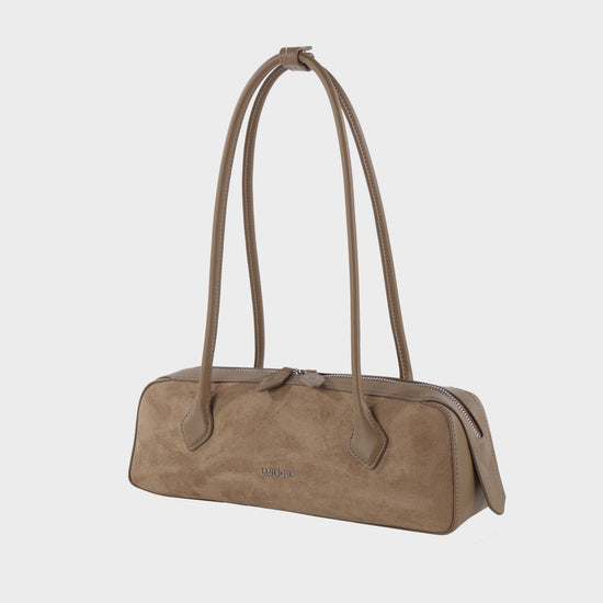 Borsa a spalla LE NUITE - COCKER LIGHT BROWN