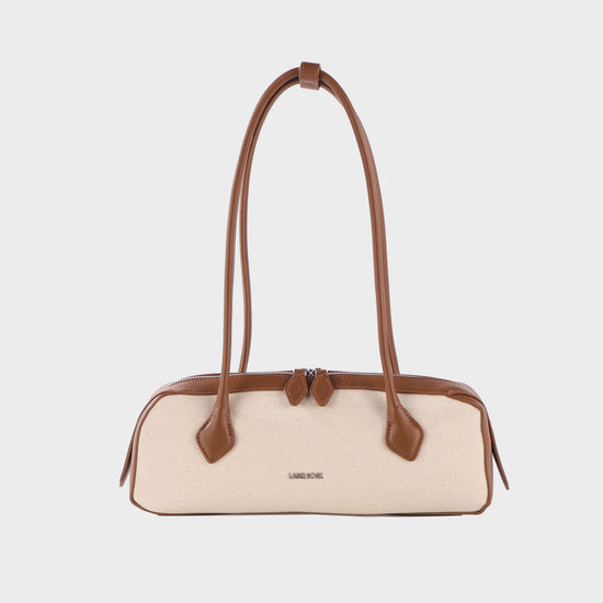 Borsa a spalla LE PETITE - VANILLA BROWN