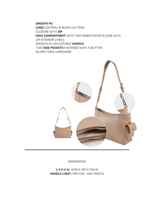 LEXI 2.0 Shoulder Bag - BEIGE