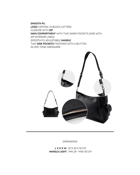 Borsa a spalla LEXI 2.0 -BLACK