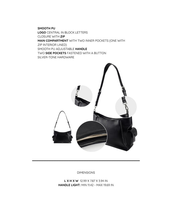 Borsa a spalla LEXI 2.0 -BLACK