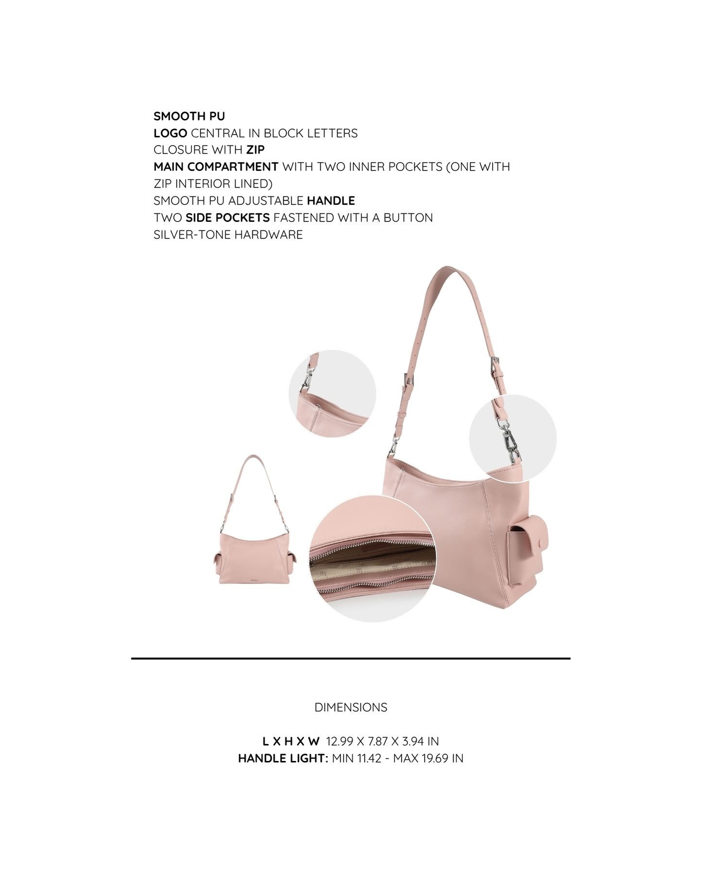 LEXI 2.0 Shoulder Bag - PINK