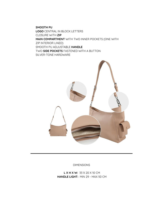 LEXI 2.0 Shoulder Bag - BEIGE
