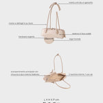 Bolso de hombro LE NUITE - BEIGE BISCUIT