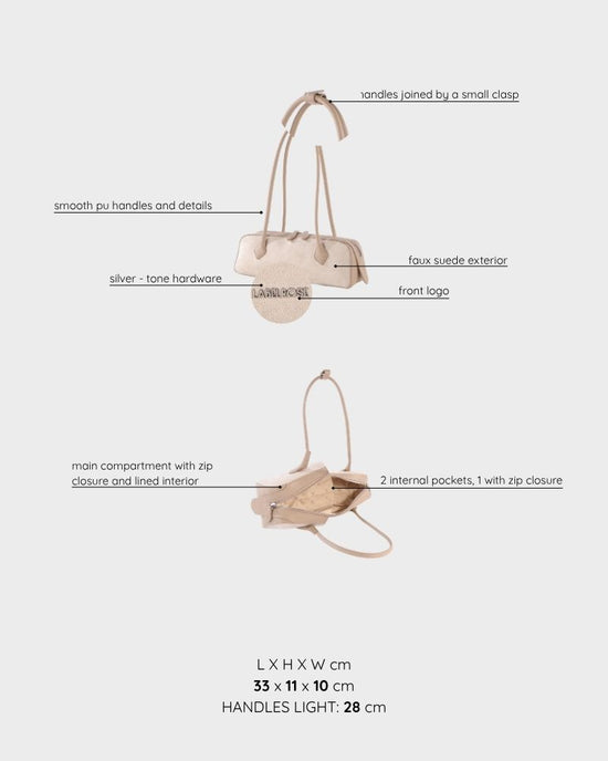 Borsa a spalla LE NUITE - BISCUIT BEIGE