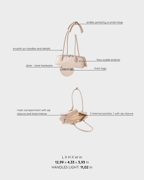 Borsa a spalla LE NUITE - BISCUIT BEIGE