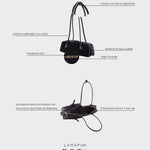 Bolso de hombro LE NUITE - STREET BLACK