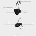 Bolso de hombro LE NUITE - STREET BLACK