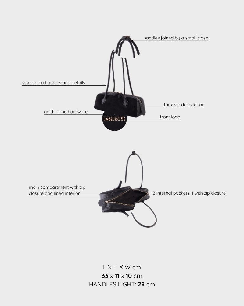 Bolso de hombro LE NUITE - STREET BLACK