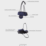 Borsa a spalla LE PETITE JEANS - CITYWALK DENIM BLACK