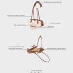 Borsa a spalla LE PETITE - VANILLA BROWN