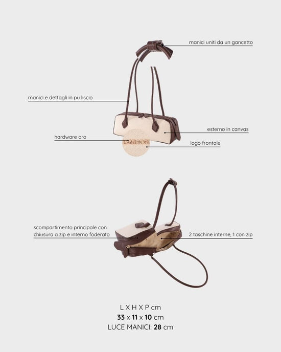 Borsa a spalla LE PETITE - DALMATA COFFEE