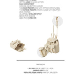 Borsa a tracolla LIBBY - CREAM
