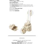 Borsa a tracolla LIBBY - CREAM