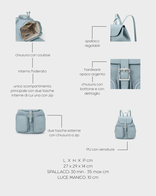 Mochila SUMMER BACKPACK - LIGHT BLU